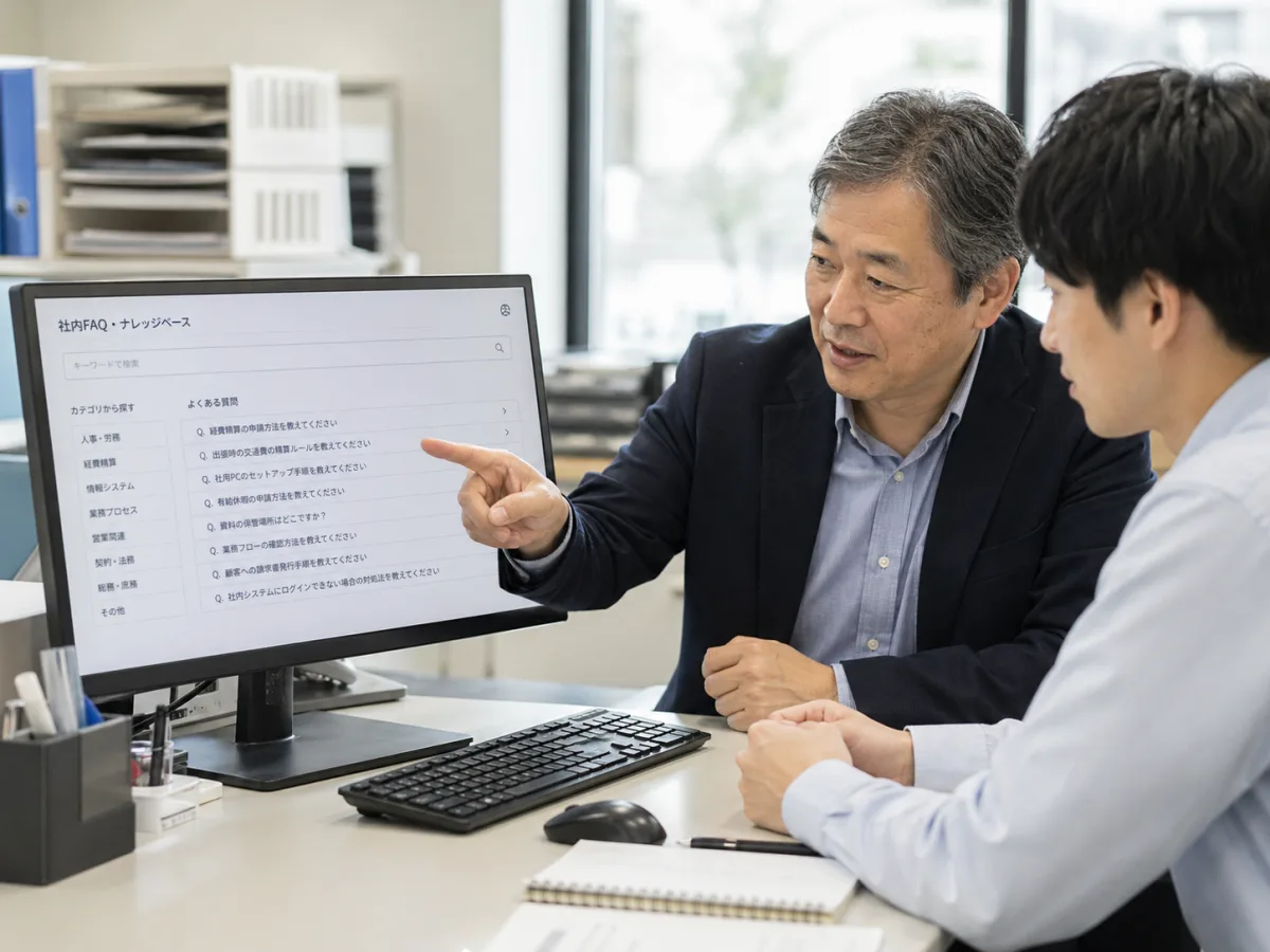 社内FAQ管理アプリ